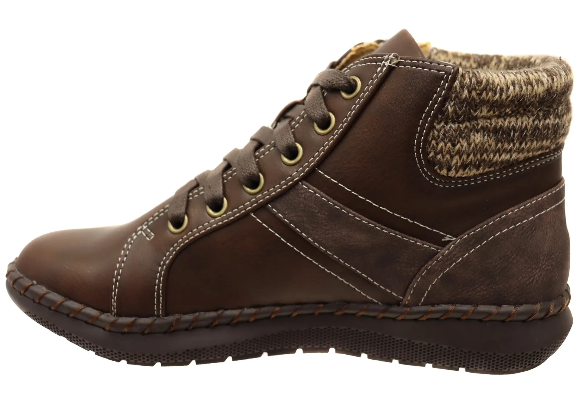 Scholl Orthaheel Womens Wanda Comfortable Ankle Boots