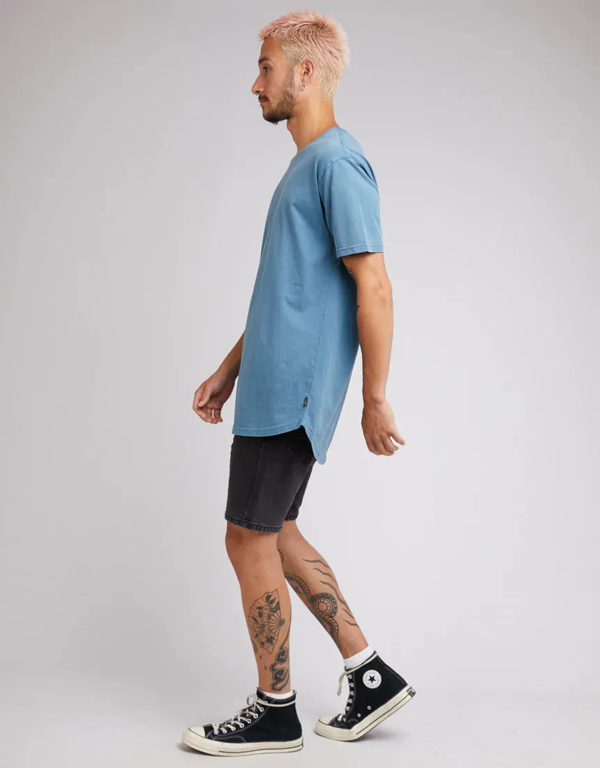 SILENT THEORY - Acid Tail Tee - Ocean Blue