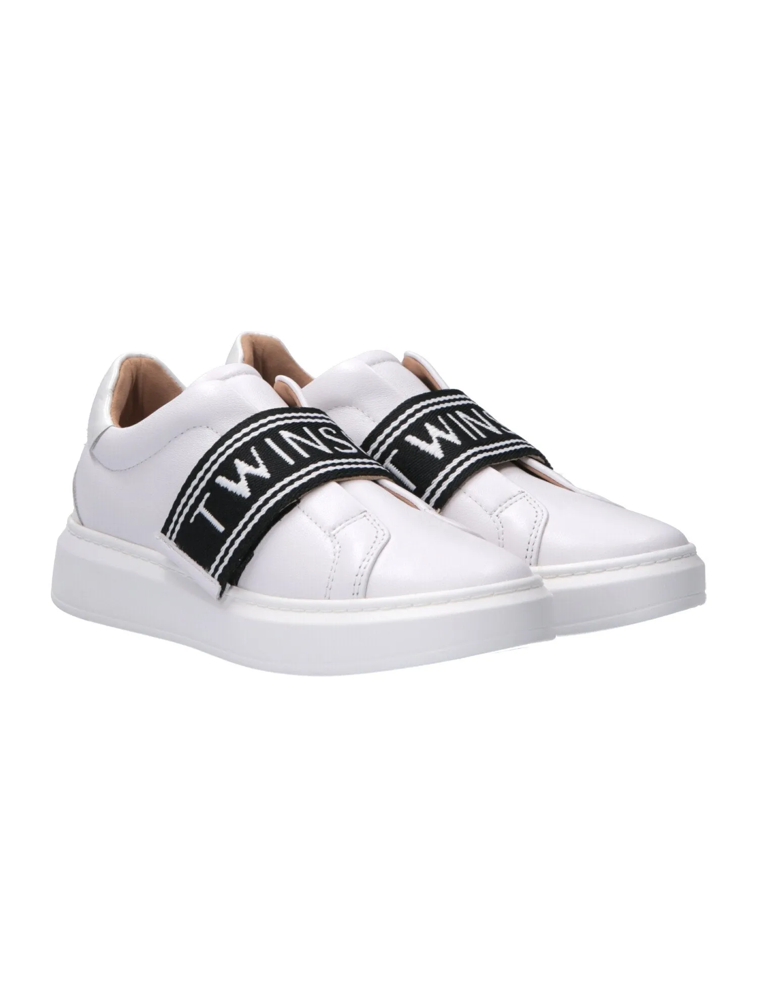 Sneakers con Fascia Logata