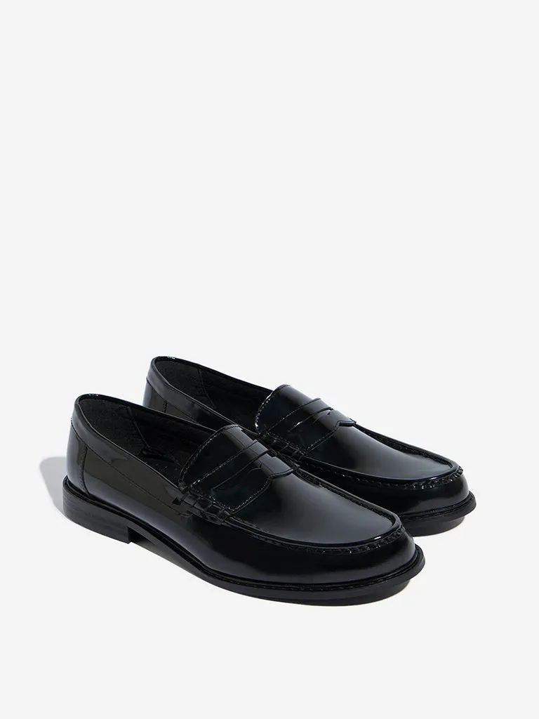 SOLEPLAY Black Penny Loafers