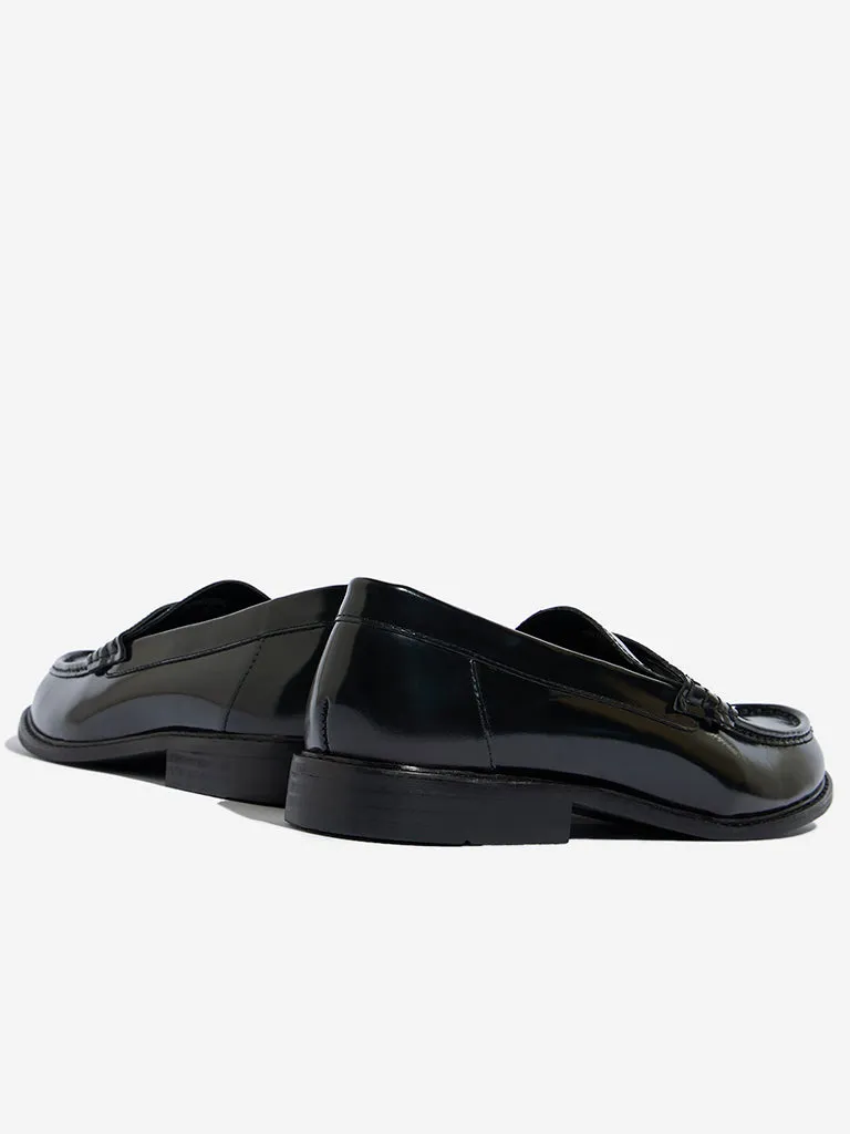 SOLEPLAY Black Penny Loafers