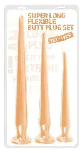 Super Long Flexible Butt Plug Set
