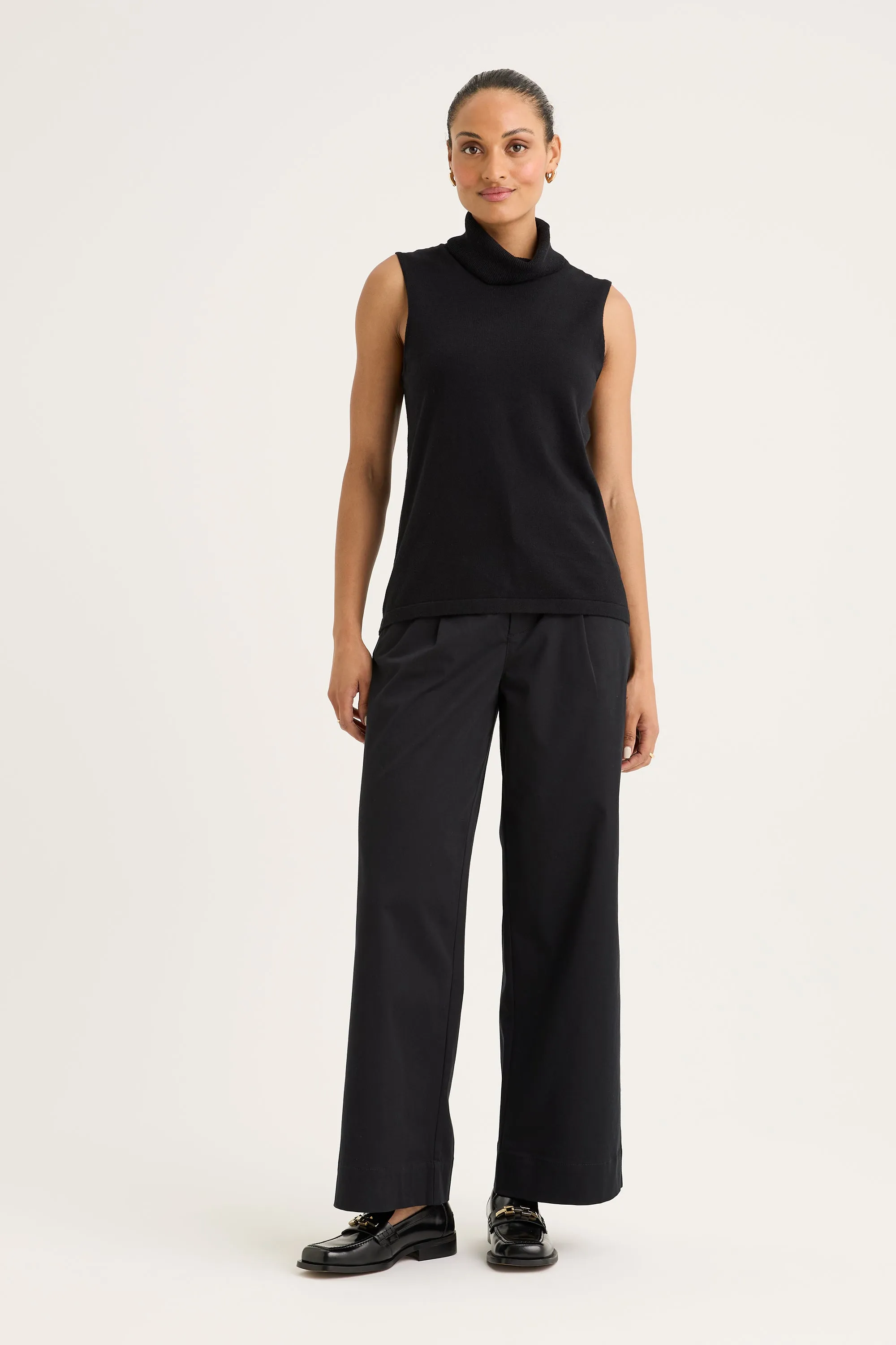 tranquil knit vest (ytwn7677)