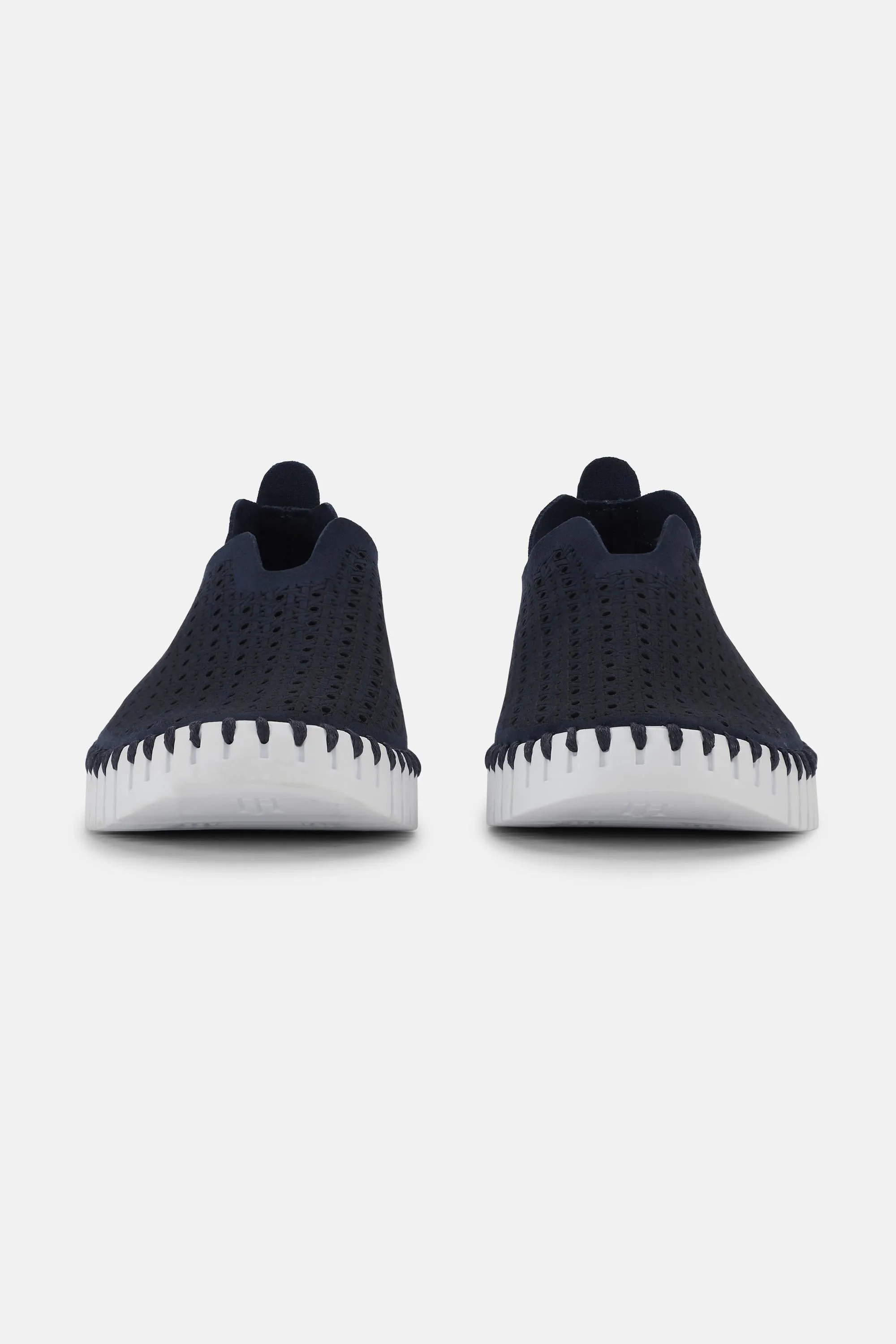 Tulip Slipper - Dark Indigo White