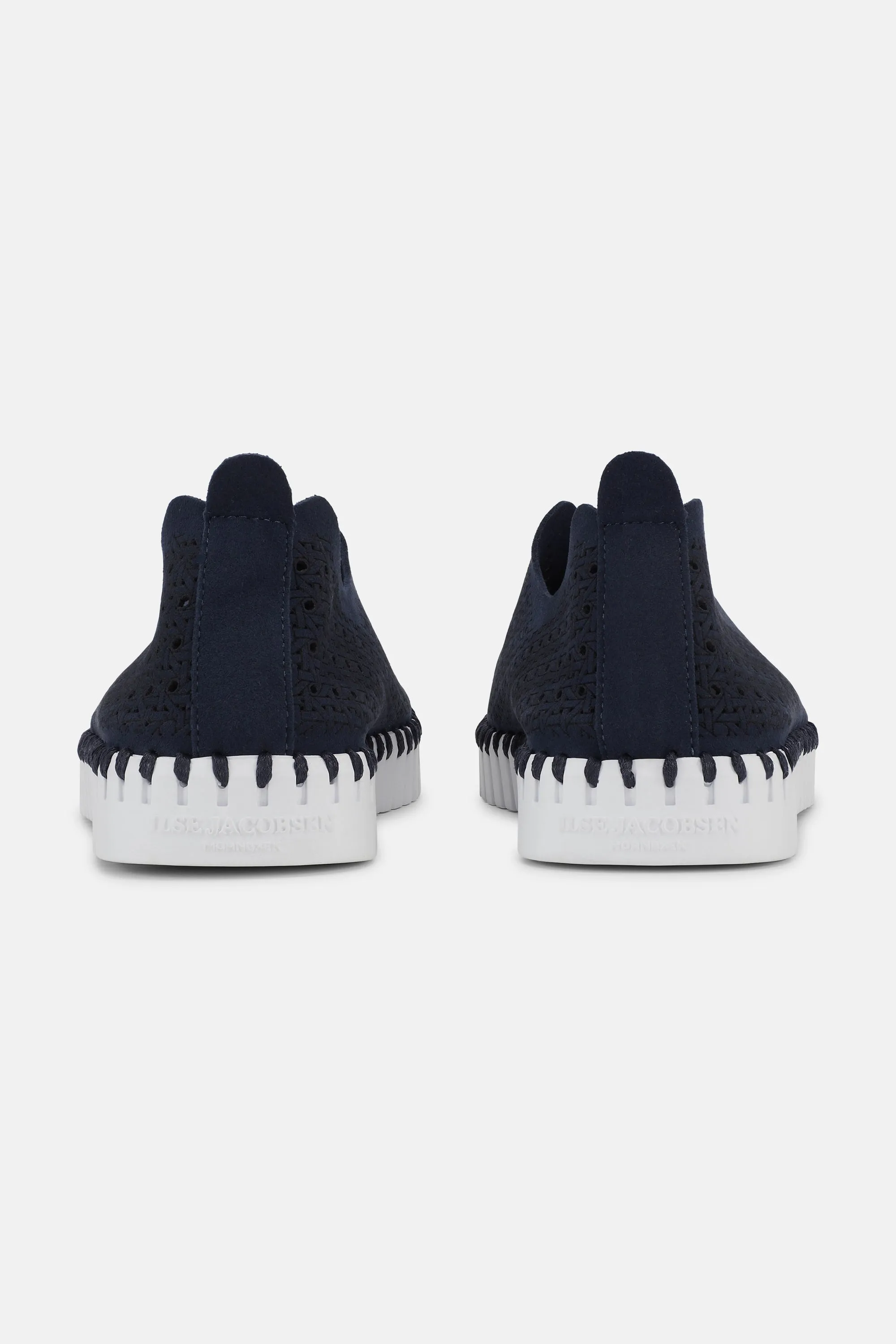 Tulip Slipper - Dark Indigo White