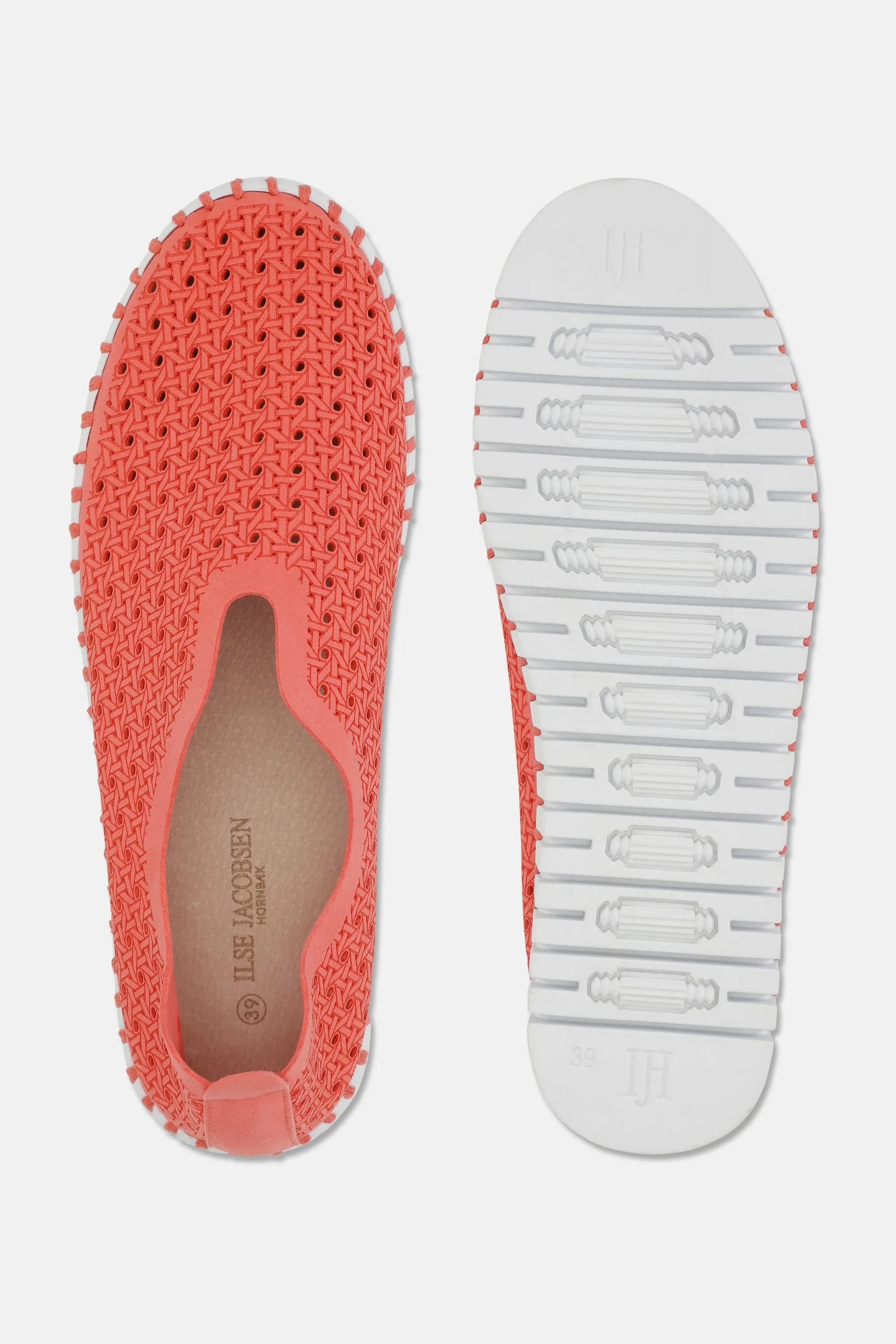 Tulip Slipper - Raspberry White