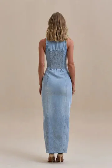 Windsor Denim Maxi Dress