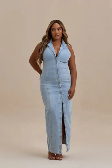 Windsor Denim Maxi Dress
