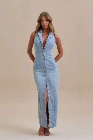 Windsor Denim Maxi Dress