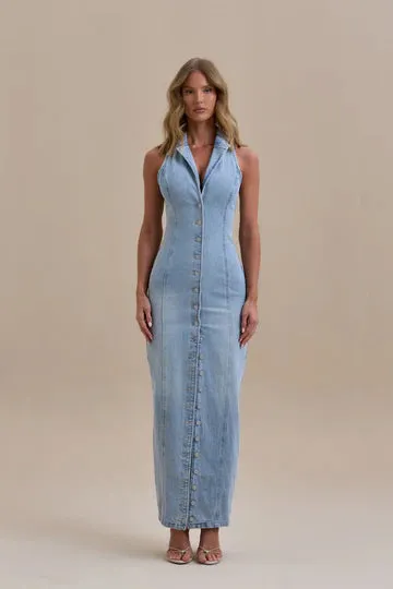 Windsor Denim Maxi Dress