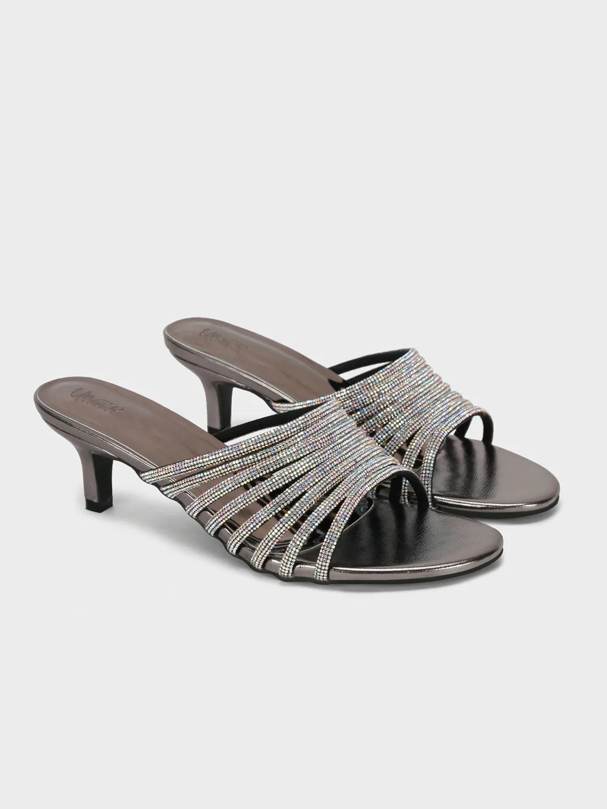 Womens "OBERON" Stylish Diamante Sandals