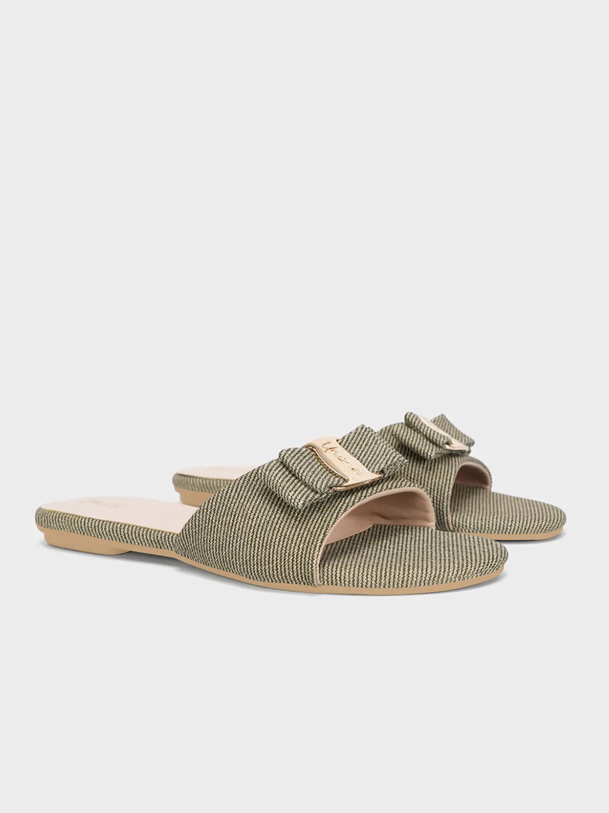 Womens "VINCENT" Decorated Summer Slippers