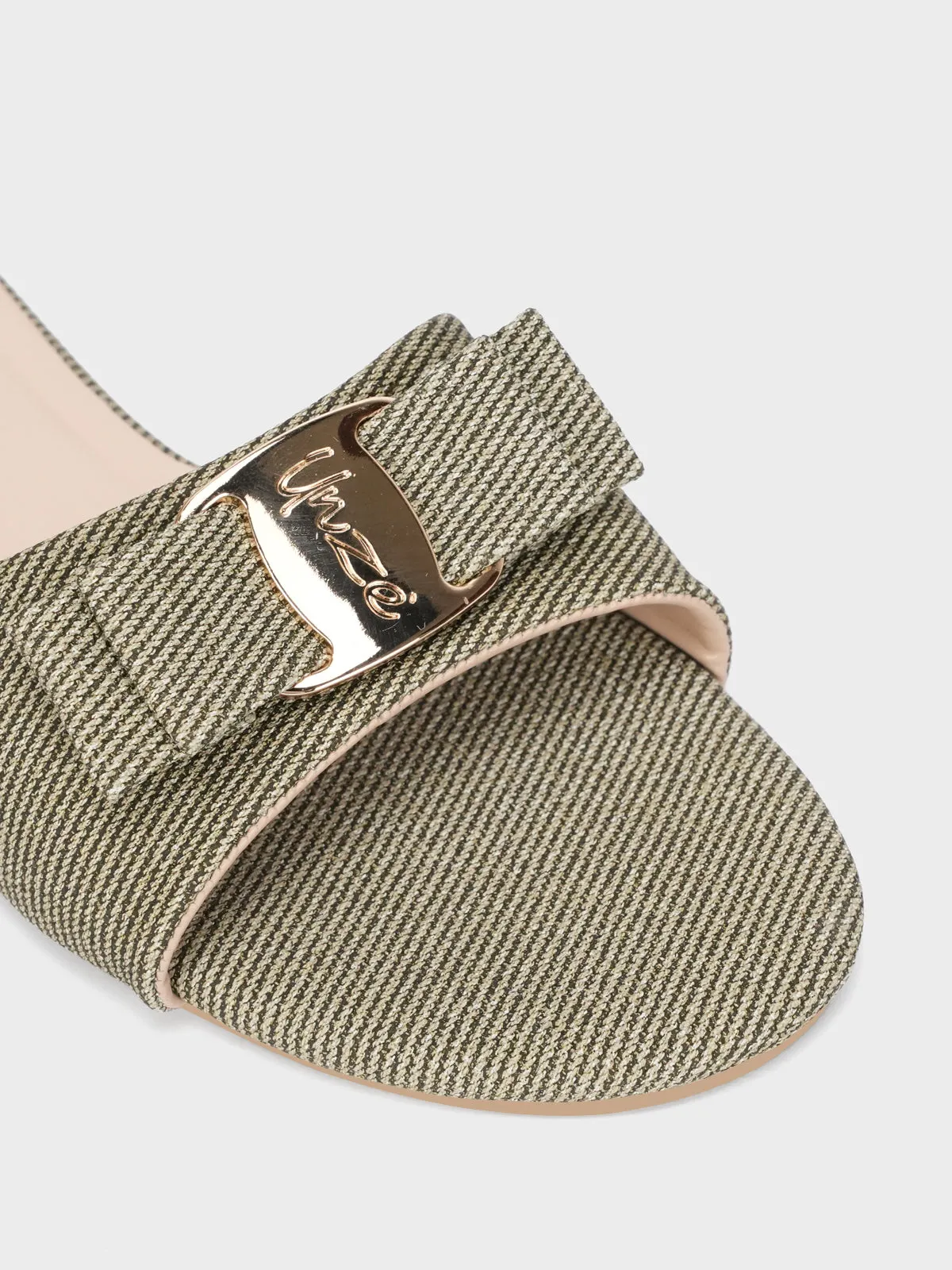 Womens "VINCENT" Decorated Summer Slippers