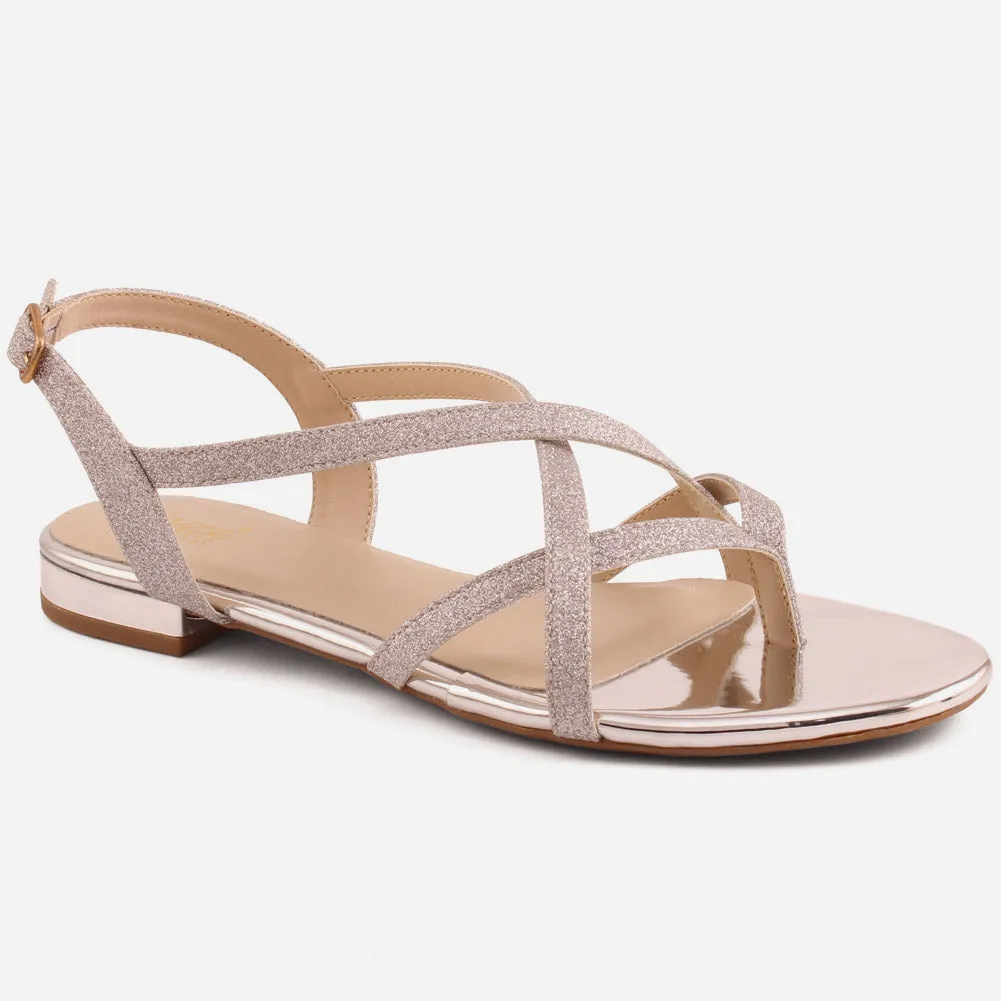 Womens "VIOLET" Flat Sandals