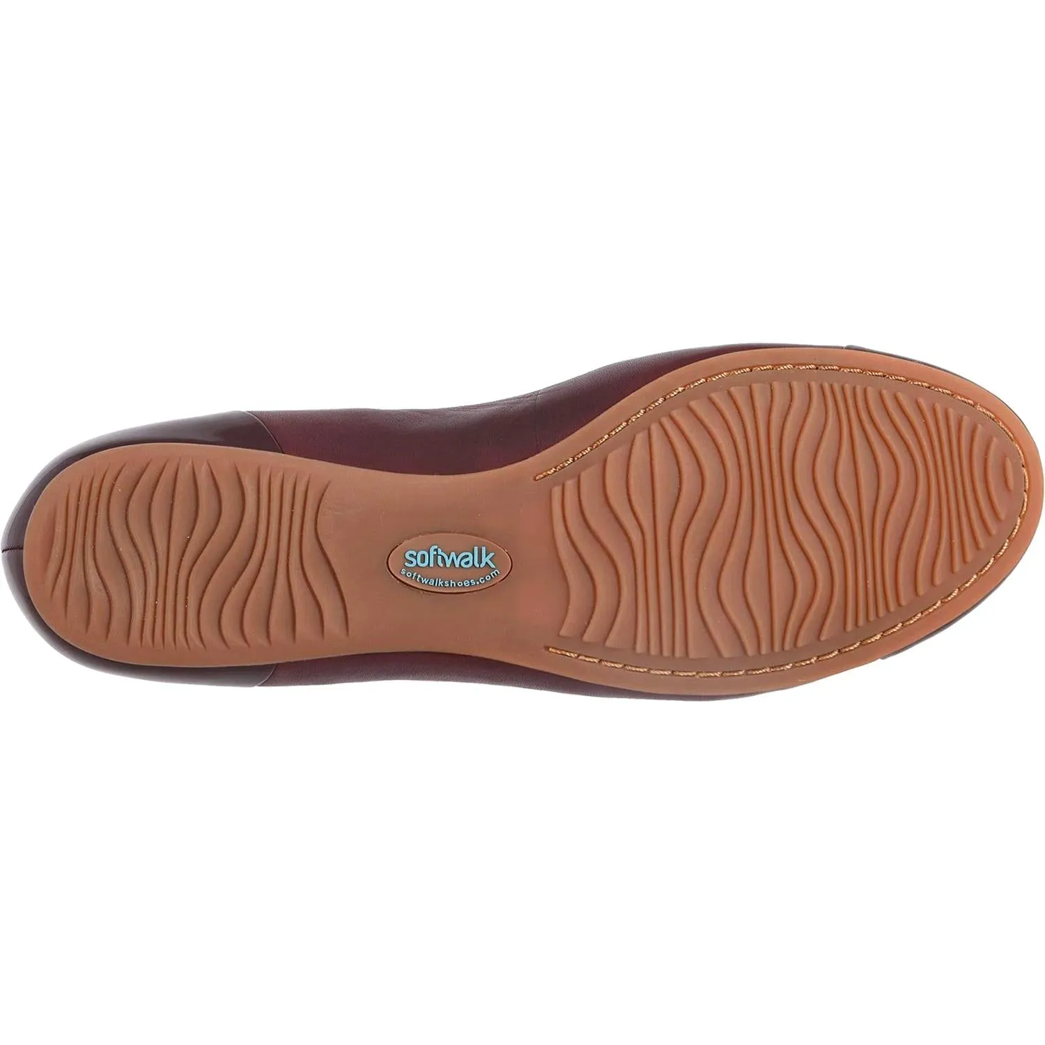 Women's SoftWalk Sonoma Cap Toe Dark Red Leather