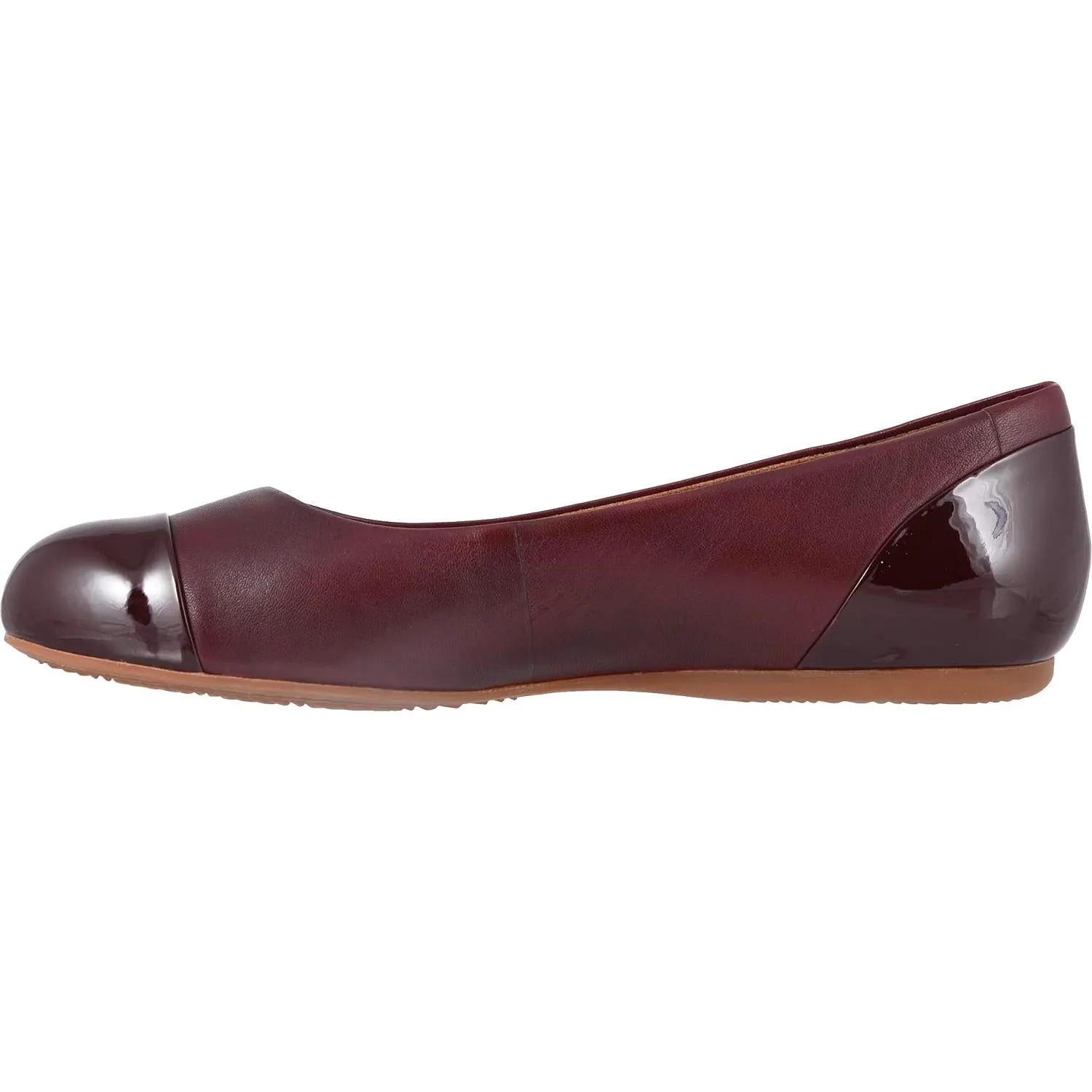 Women's SoftWalk Sonoma Cap Toe Dark Red Leather