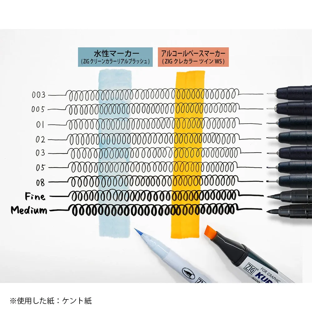 ZIG Cartoonist MANGAKA FLEXIBLE FINE セピア (CNMF-065)